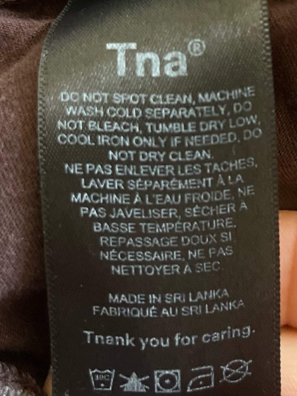 TNA Women's Cozy Fleece Chocolate Brown Drawstring Joggers Pants Size S - Picture 10 of 11